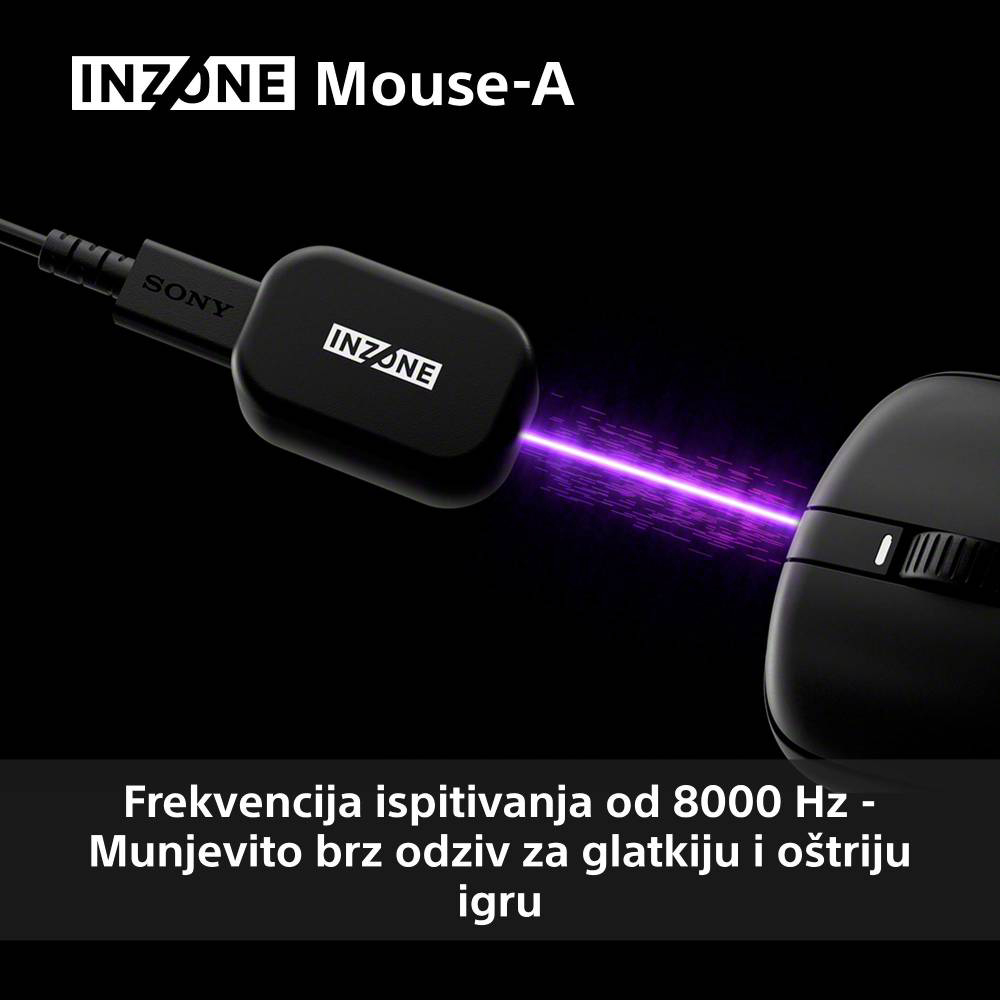 Miš SONY INZONE Mouse-A crni